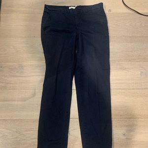 Club Monaco basically brand new nice fit chinos navy blue